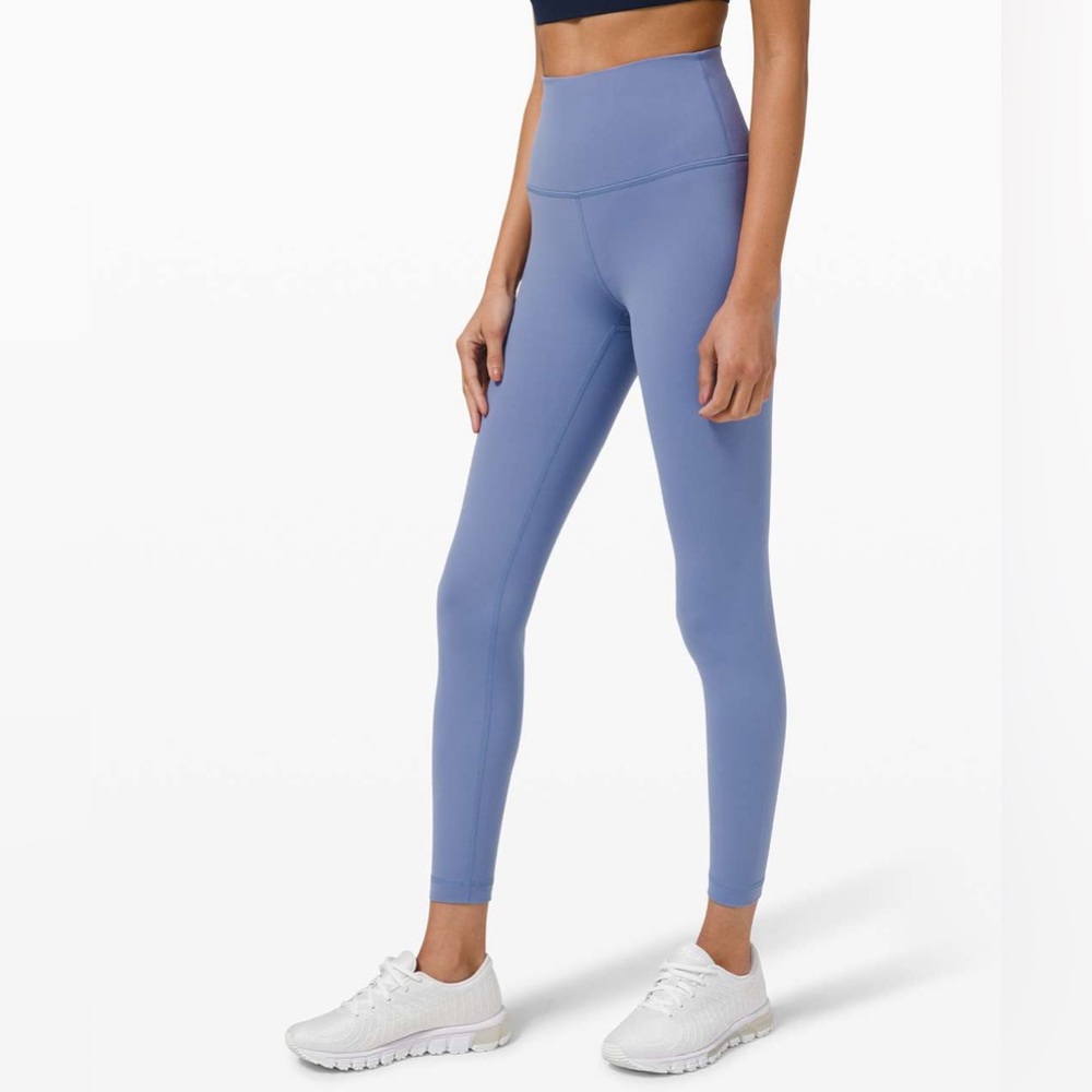 Lululemon Wunder Train High Rise Tight 25” - size 4 - water drop